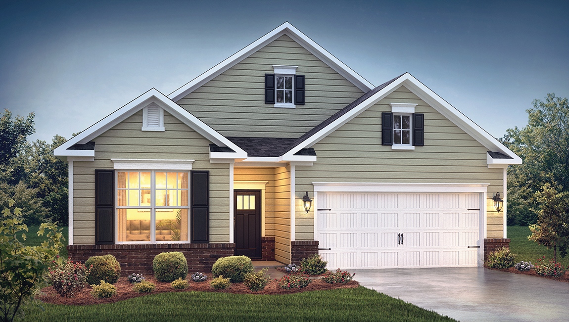 Floor Plan in The Villas at Pine Valley Boiling Springs, SC D.R. Horton