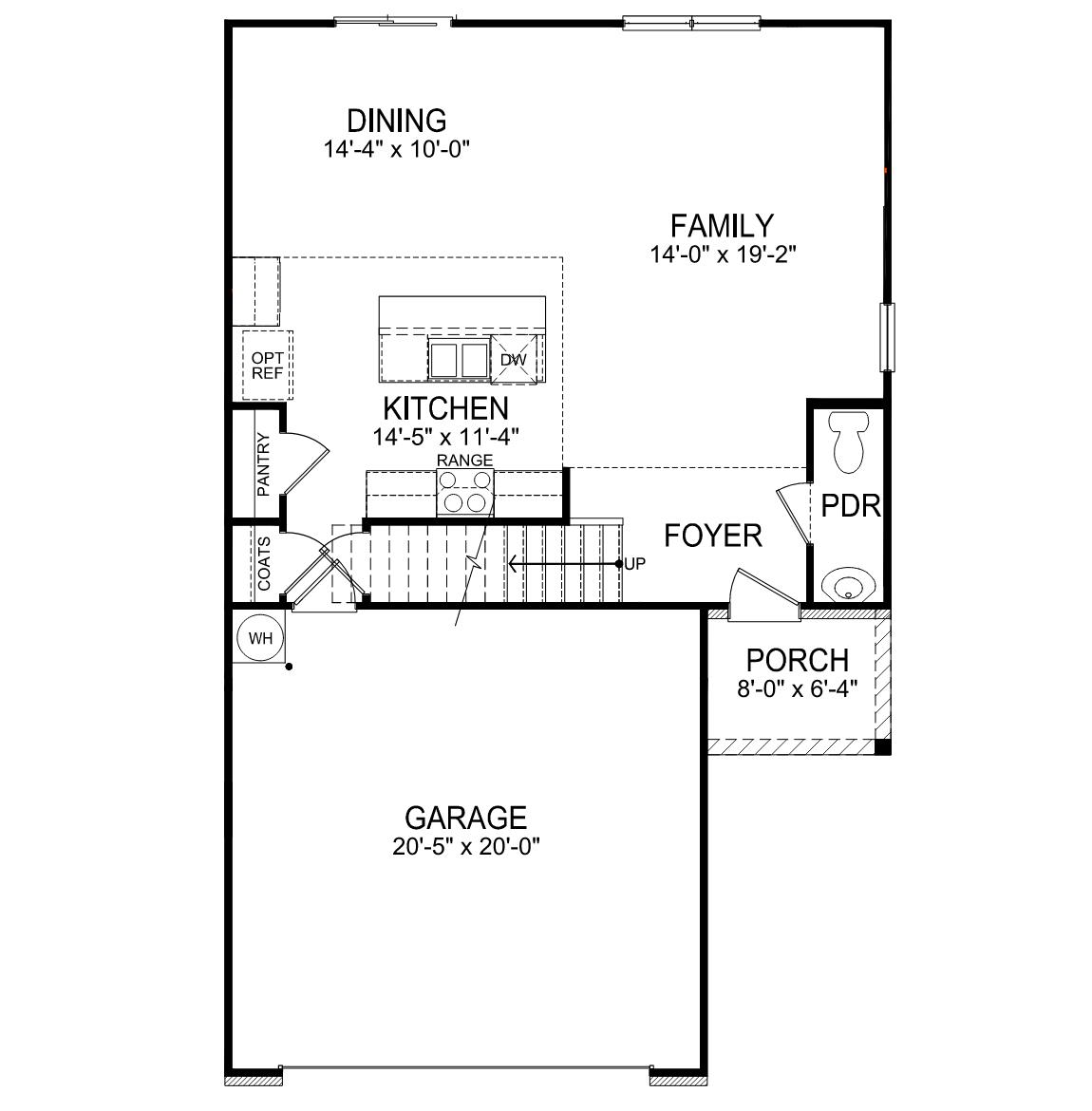 First floor floorplan.
