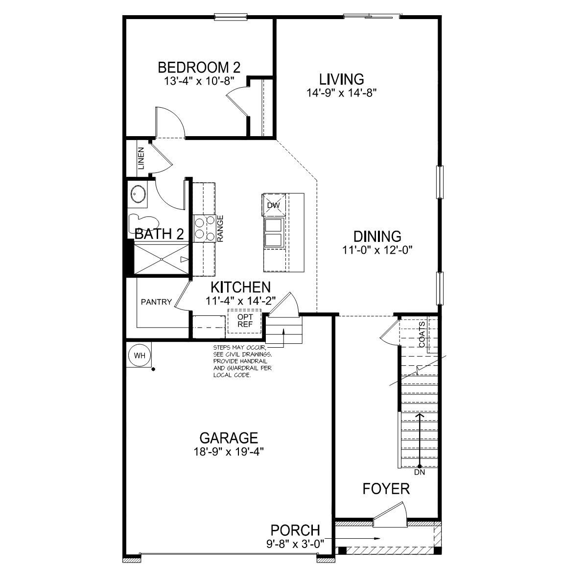 First floor floorplan.