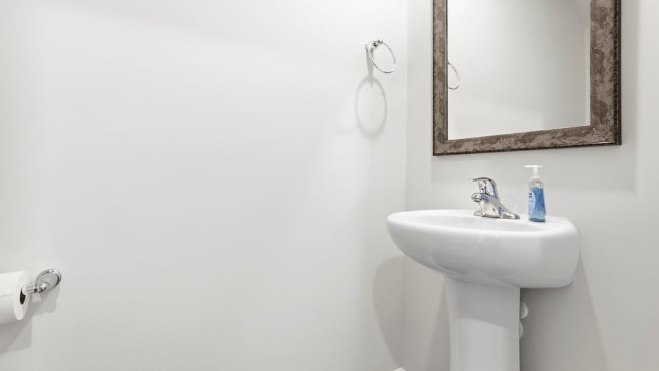 Half bathroom.