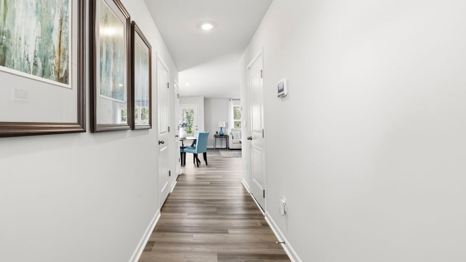 Hallway into home.