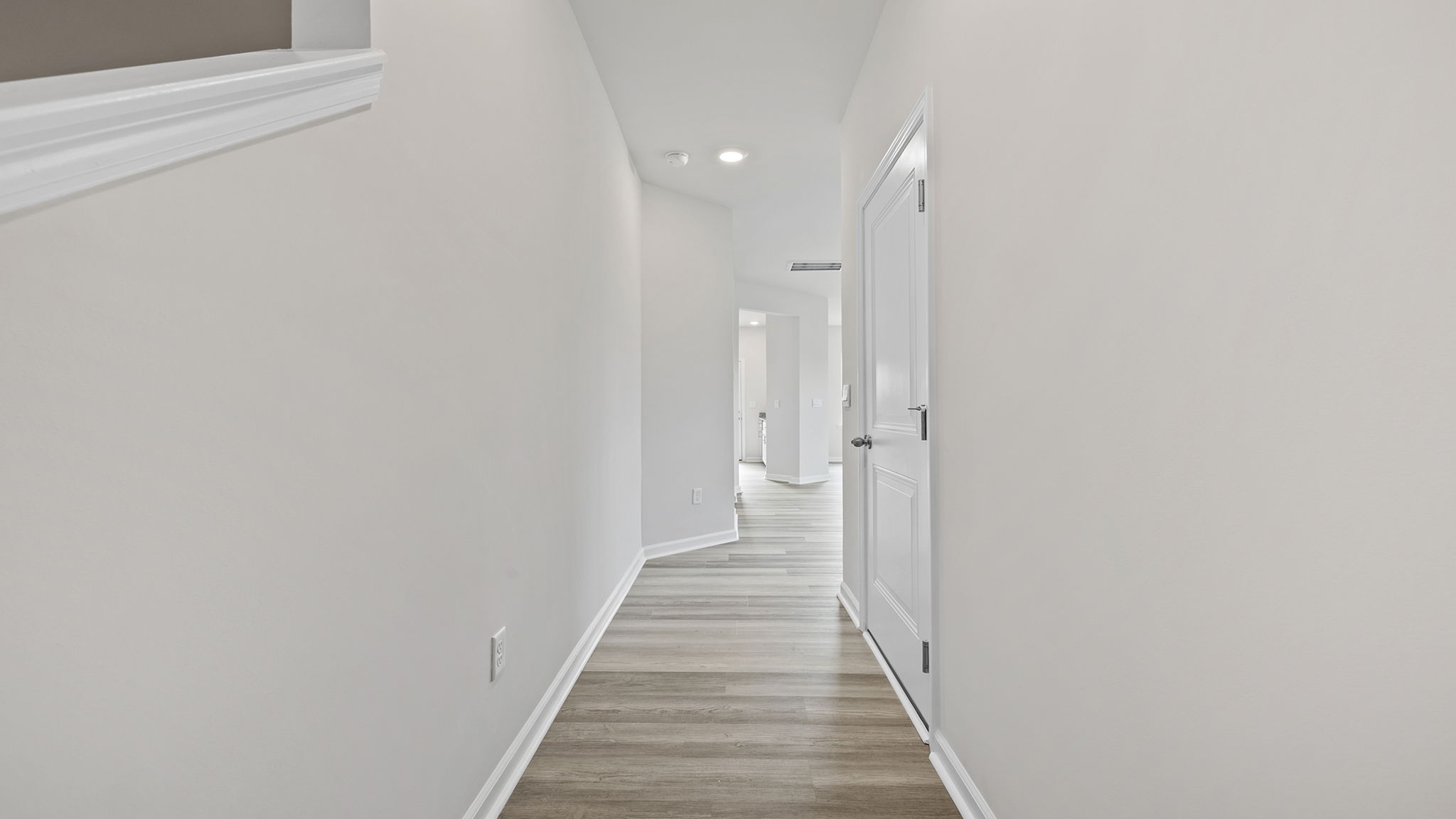 Hallway to the living area.