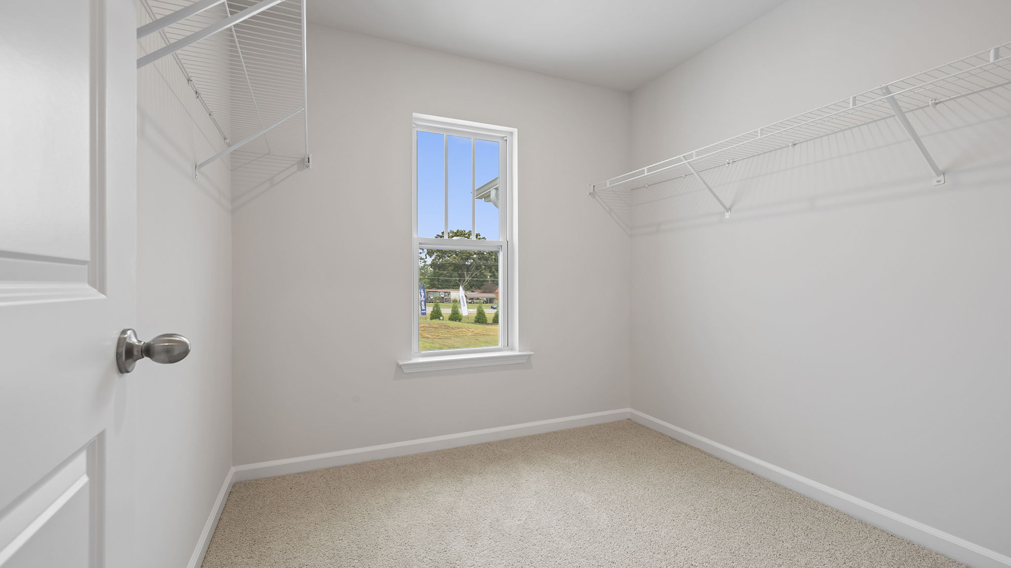 Primary bedroom closet.