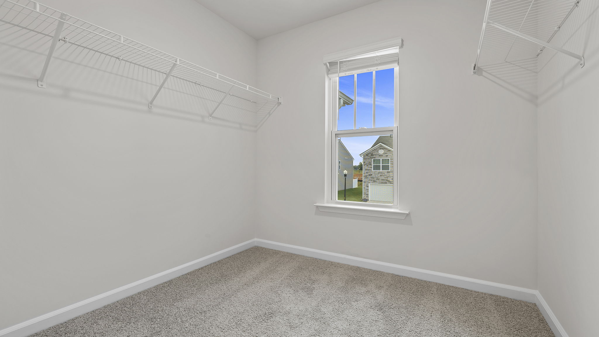 Primary bedroom closet.