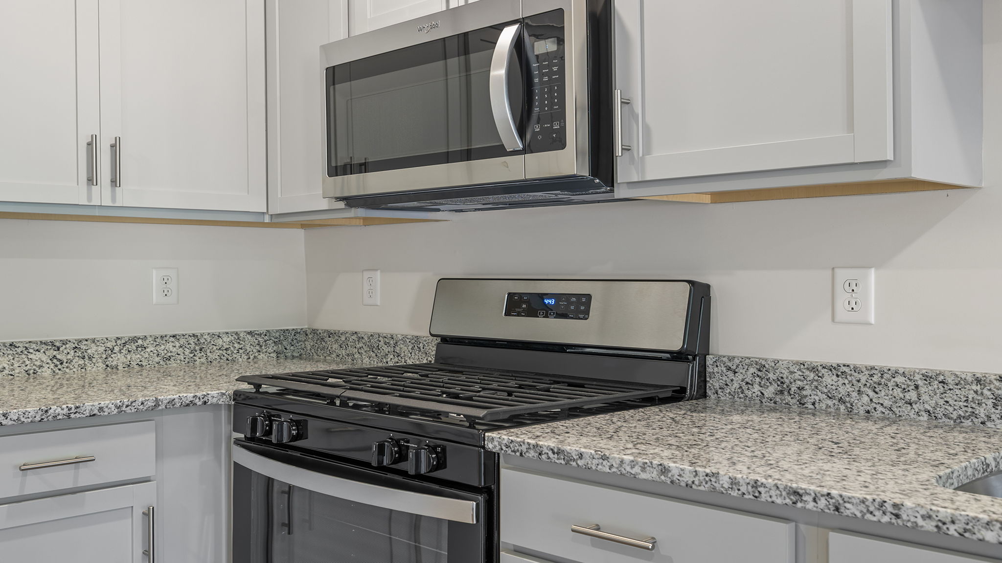 Stainless steel appliances.