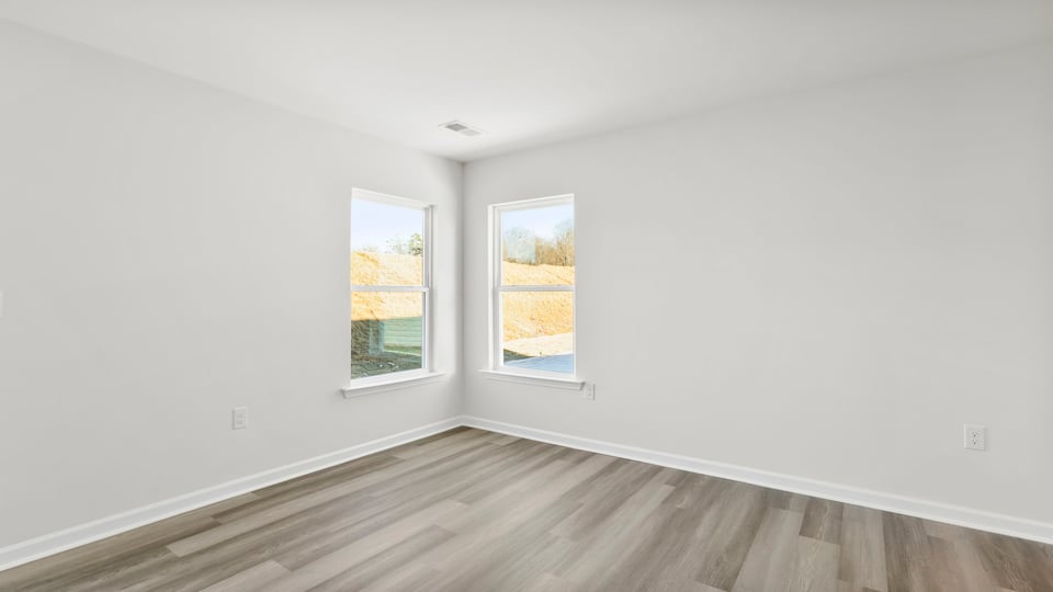 Living area with windows.