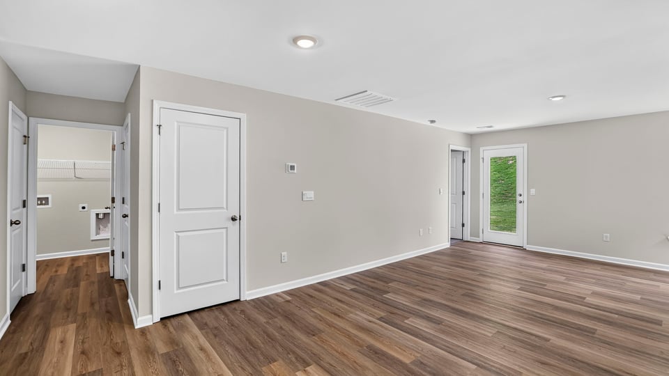Living area with windows.