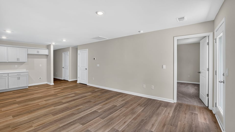 Living area with windows.