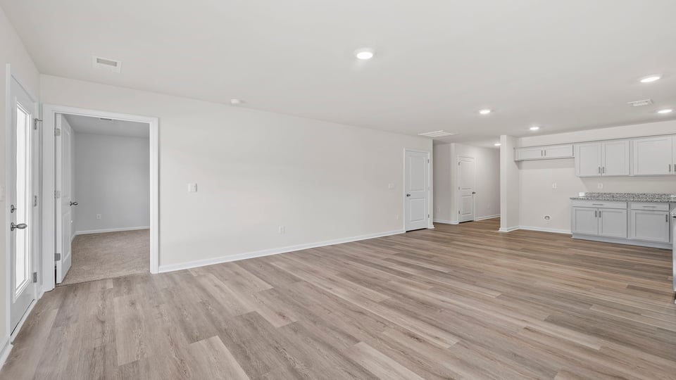 View of entrance to Primary bedroom of the living area.