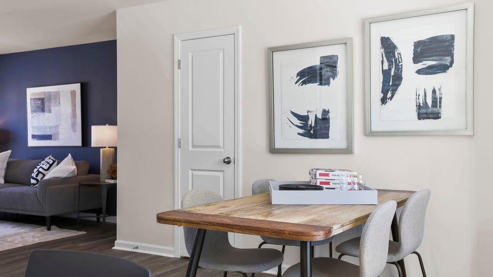 Living area with windows.