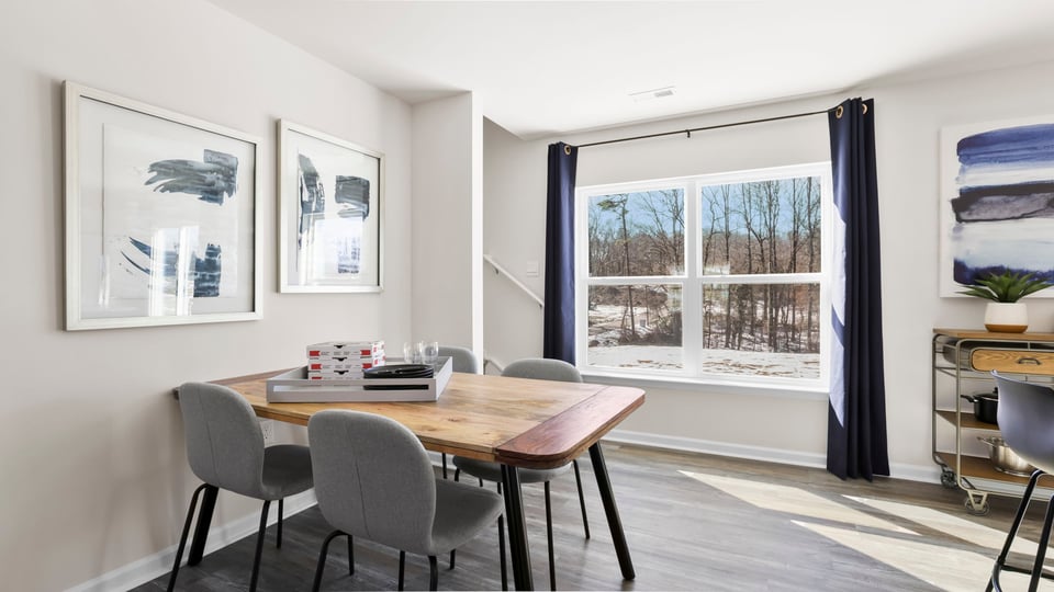 Living area with windows.