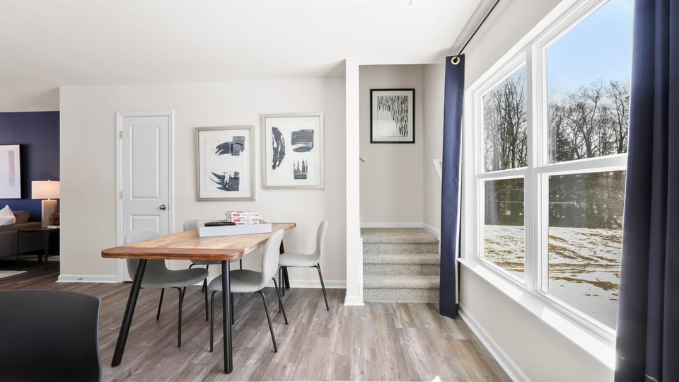 Living area with windows.