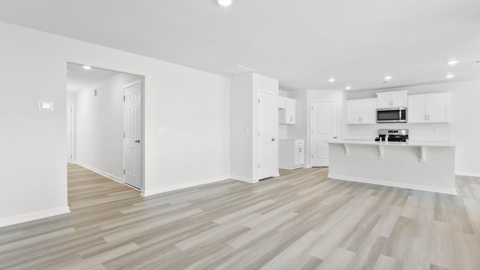 Living area with windows.