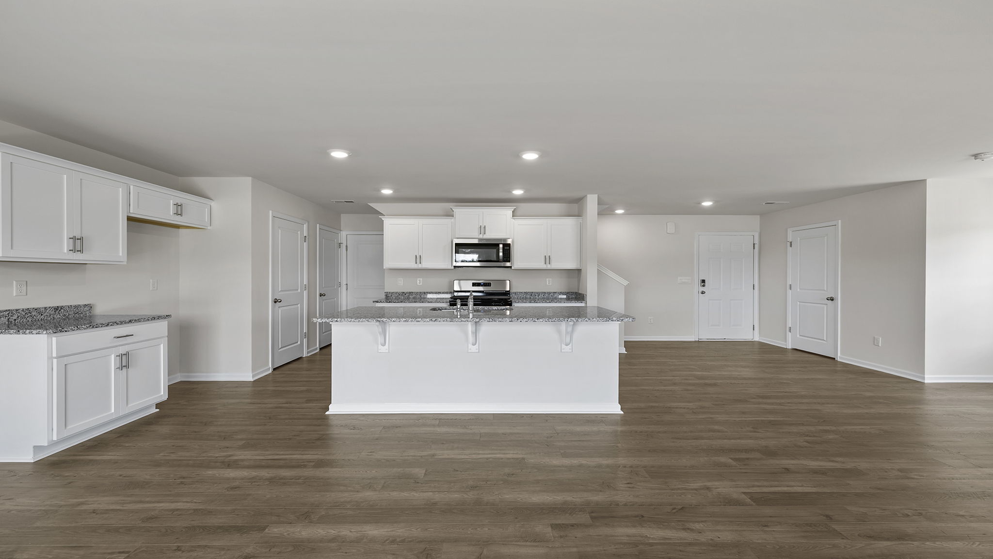 Living area with windows.