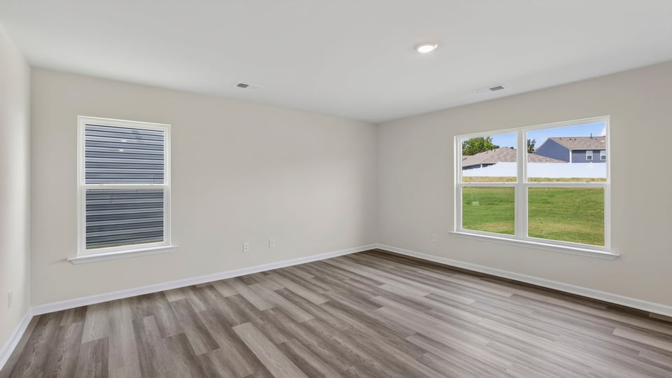 Living area with windows.