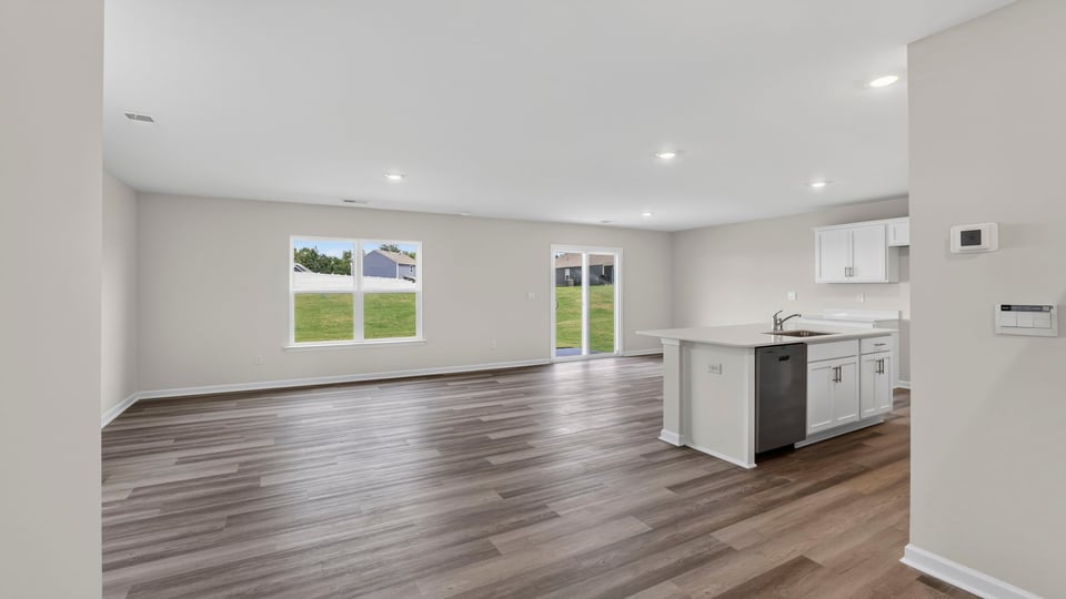Living area with windows.