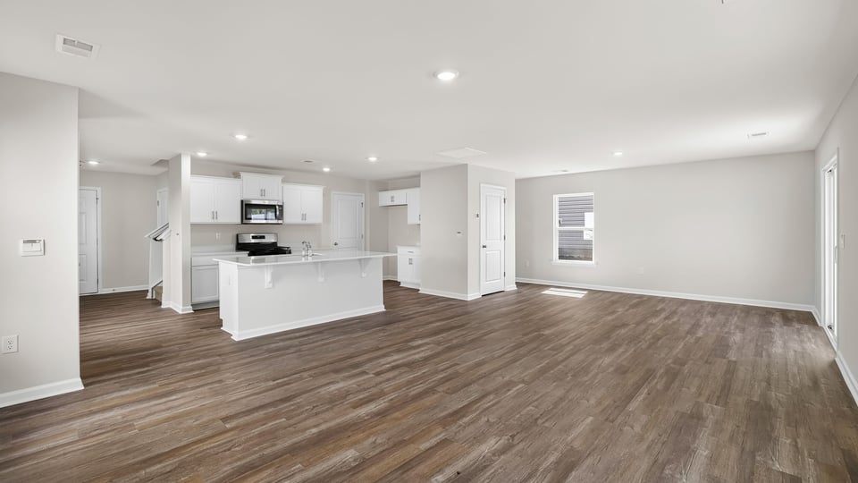 Living area with windows.