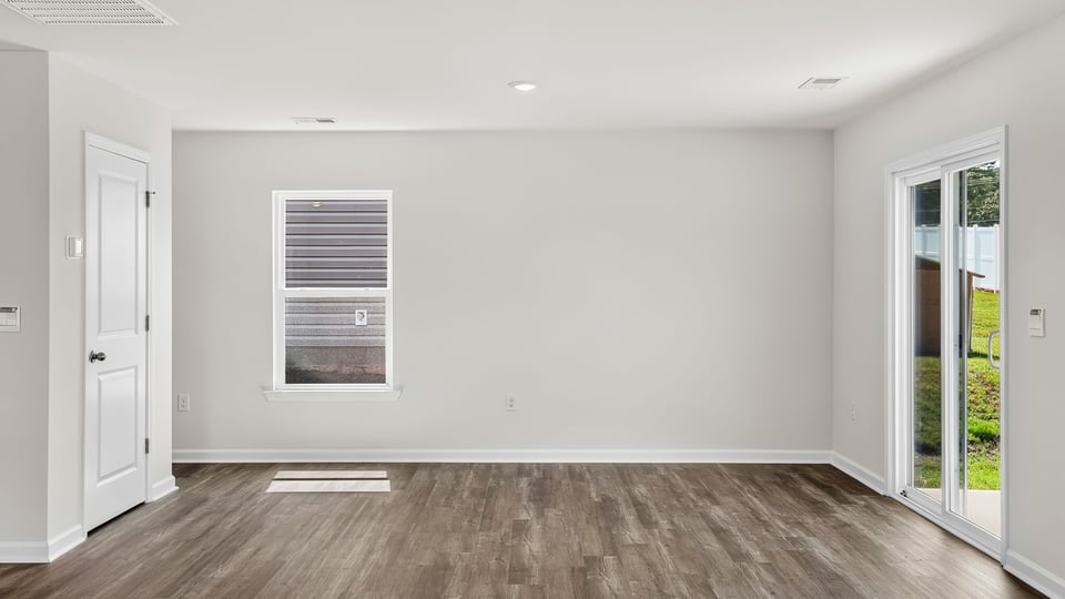 Living area with windows.