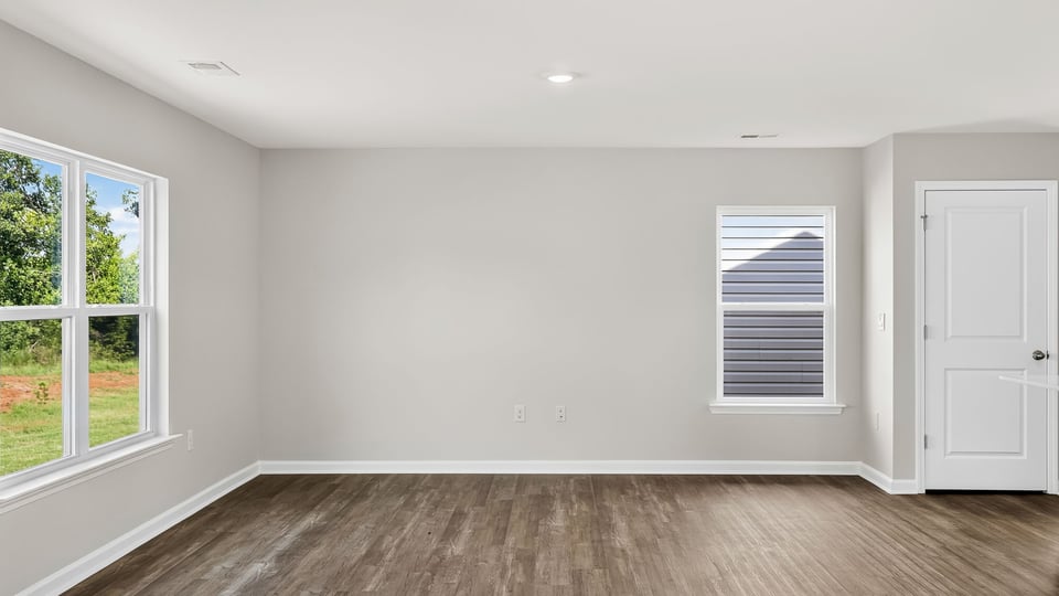Living area with windows.