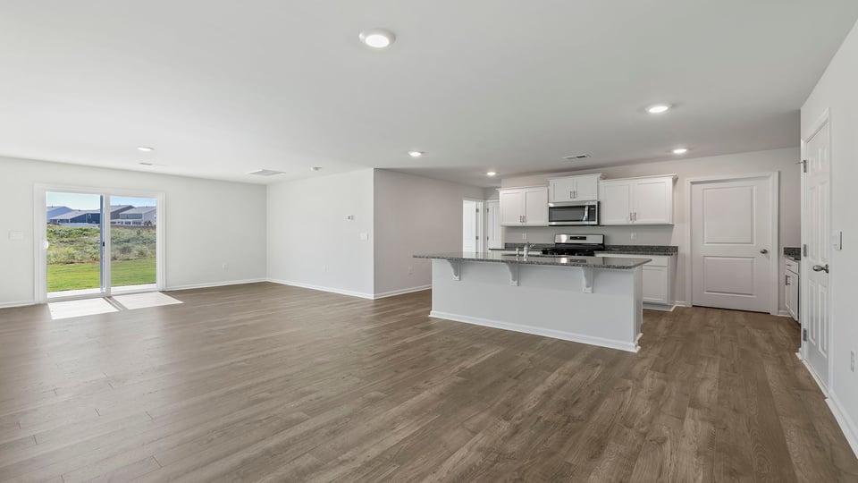 View of open floor plan