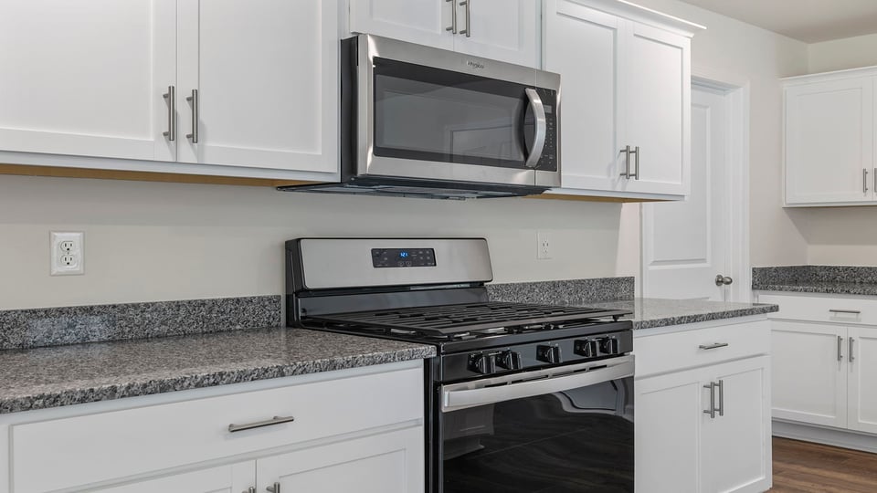 Stainless steel appliances.