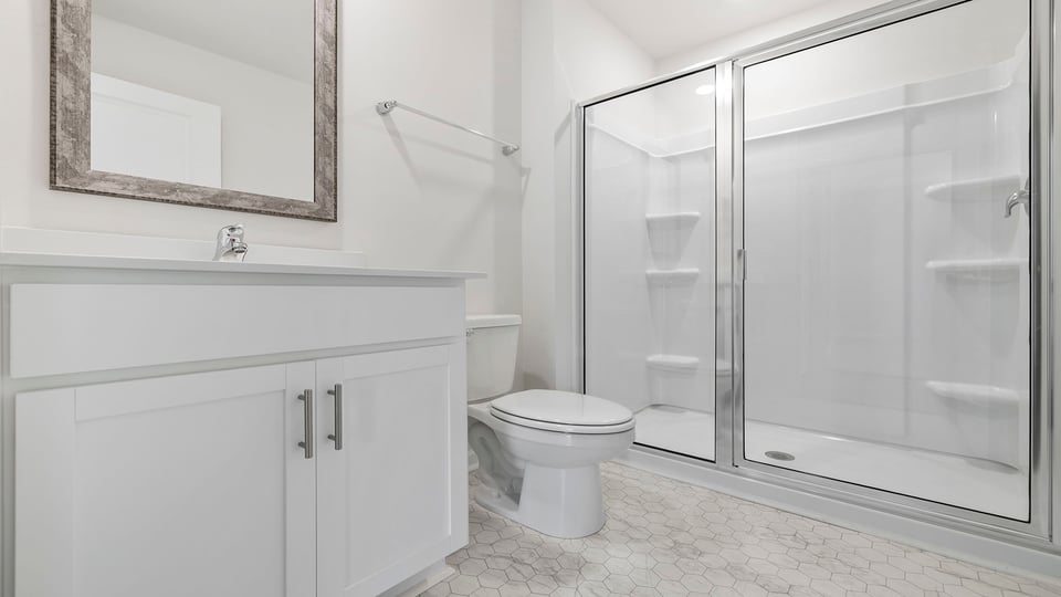 Full bathroom on the main level.