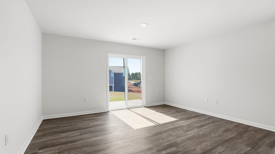 Living area with windows.