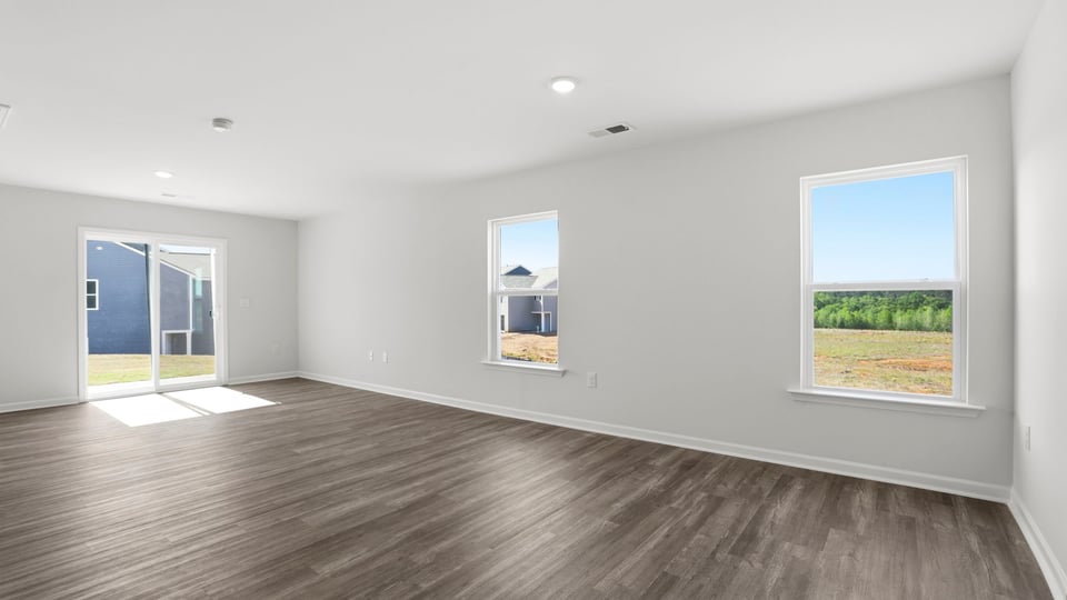 Living area with windows.
