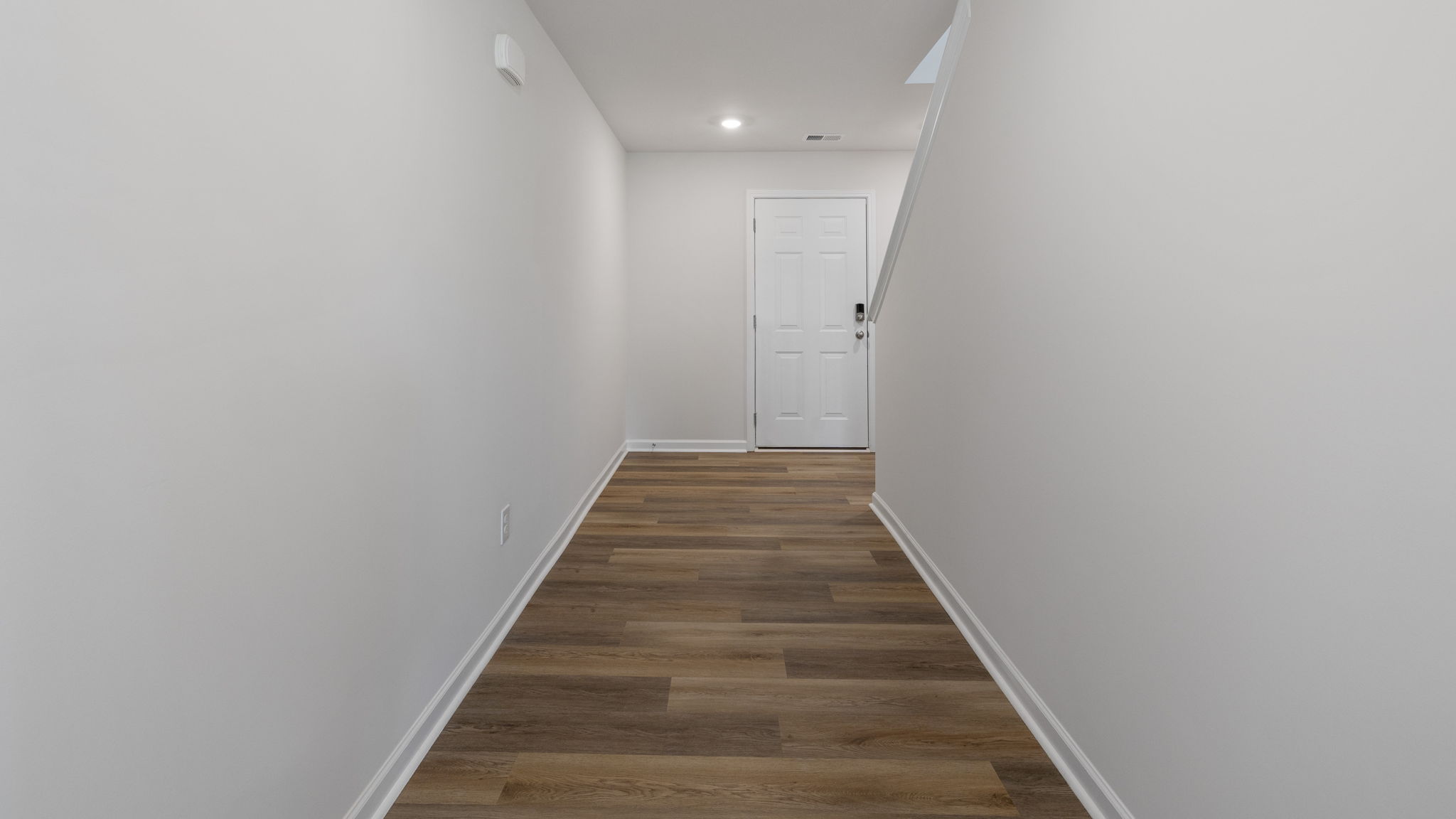 View of hallway toward the entrance.