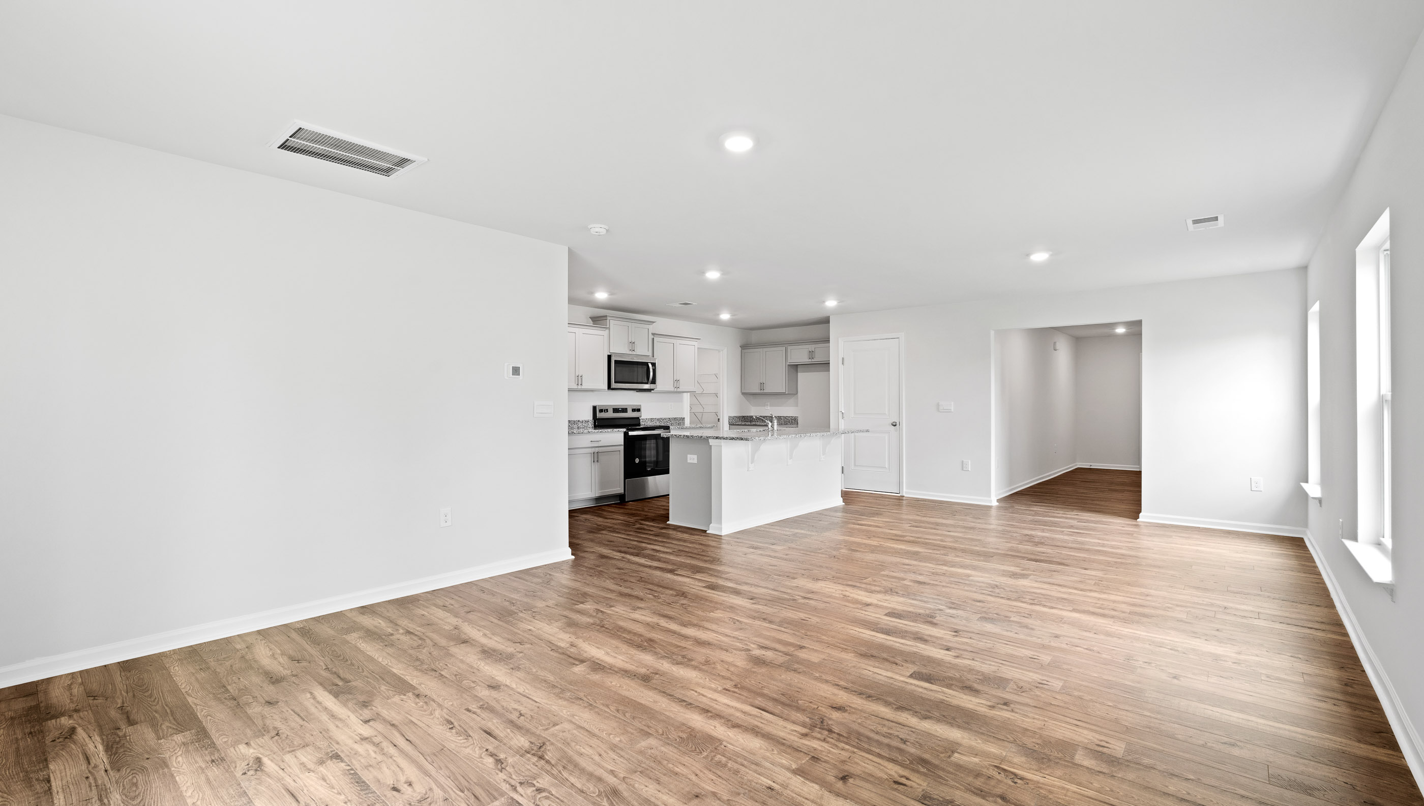 Living area with window.
