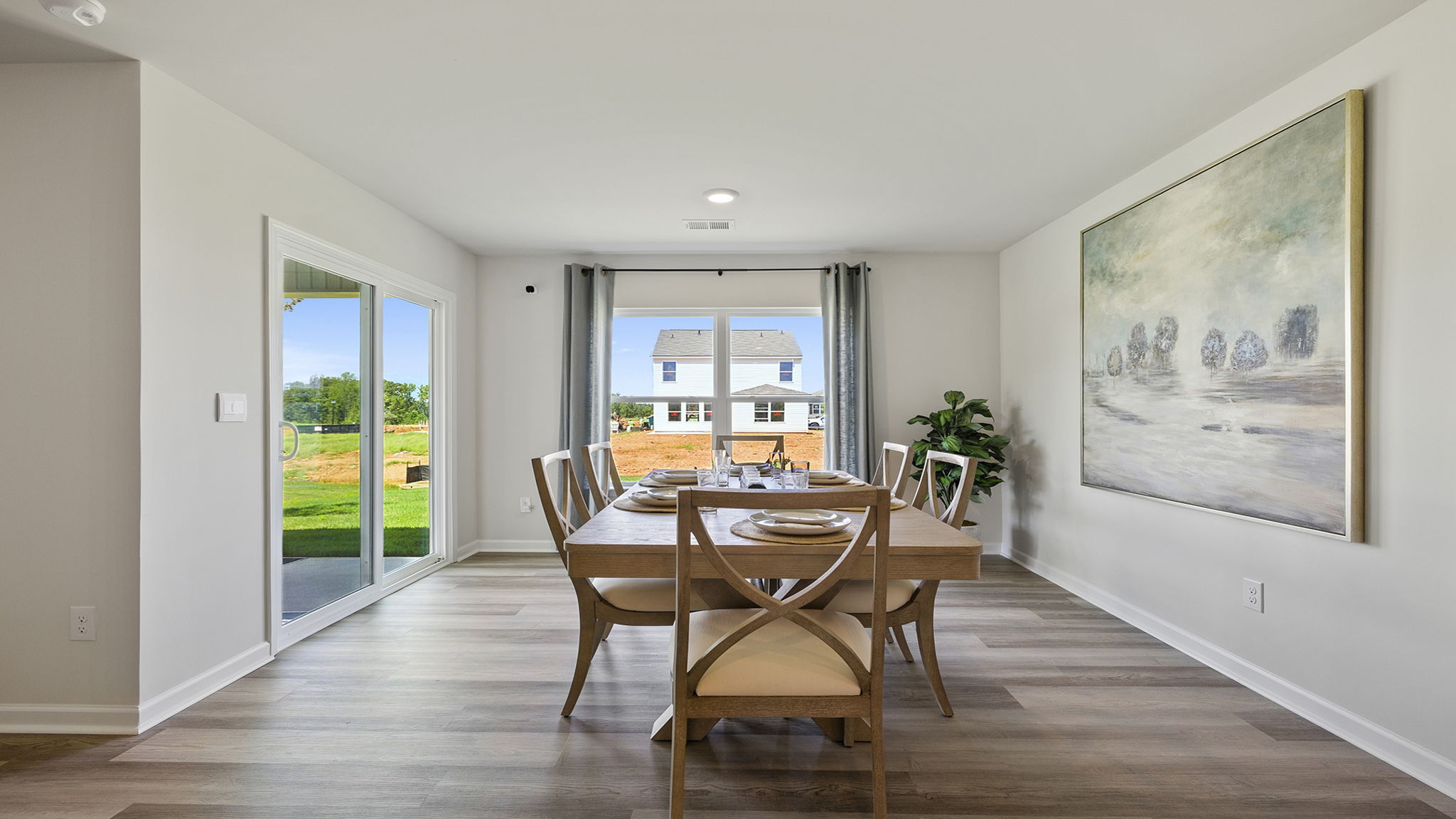 Living area with windows.
