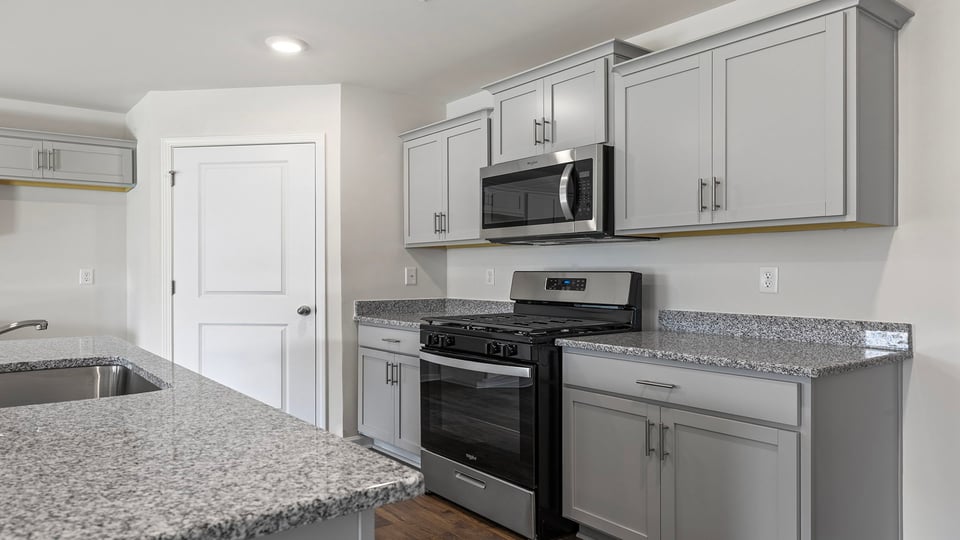 Stainless steel appliances.