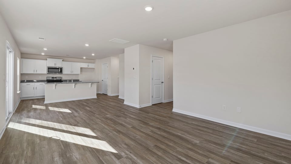 View of open floor plan.