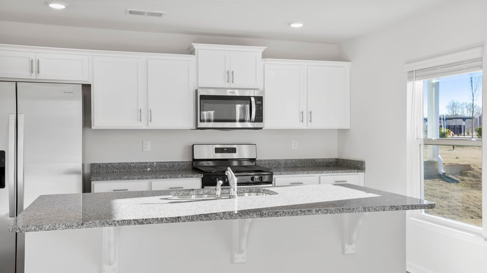 White cabinetry.