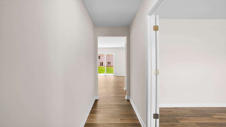 Hallway into home.