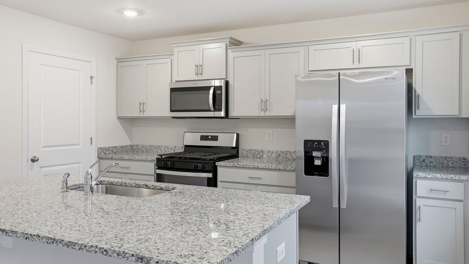 Stainless steel appliances.