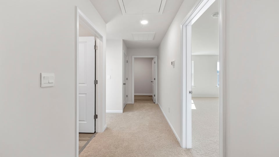 View of upper level hallway.