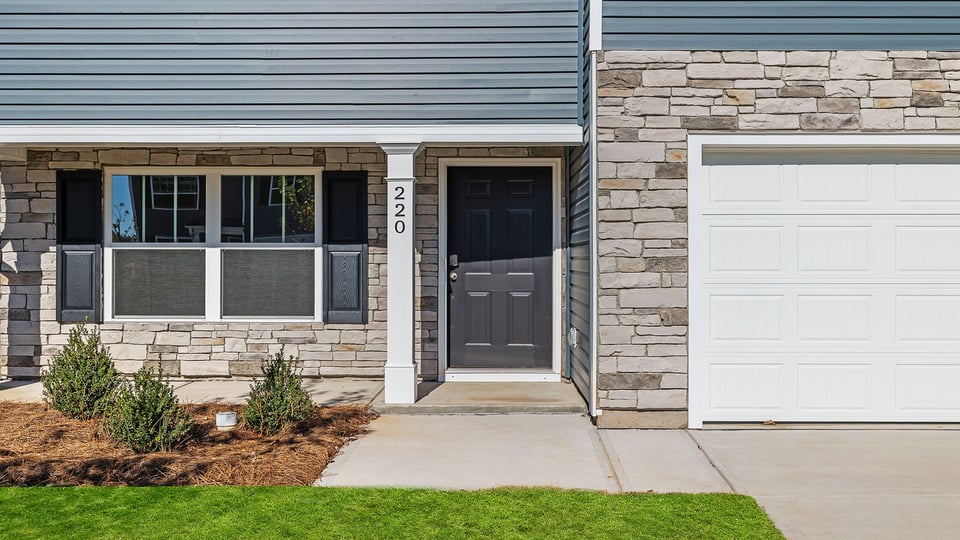 Inviting entry and front porch.