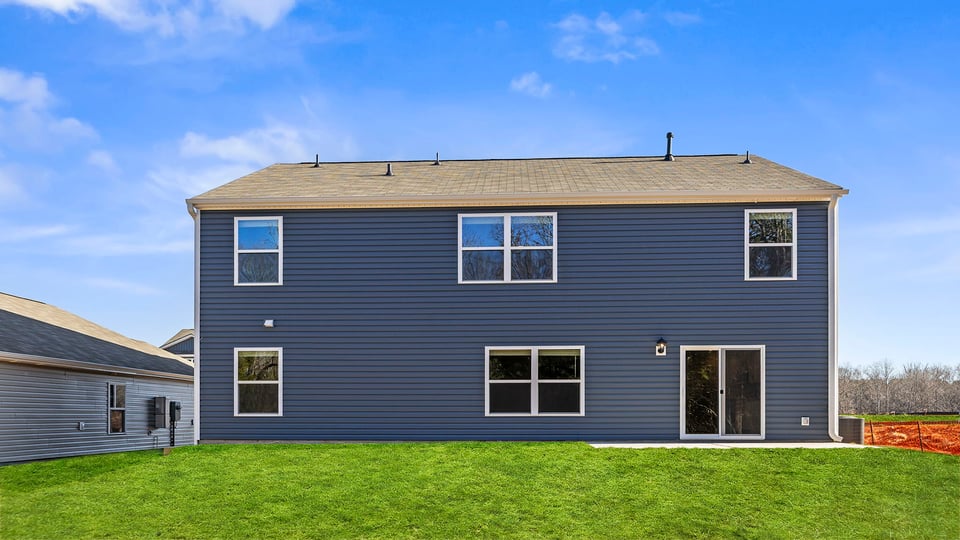 Back exterior view of the Hayden.