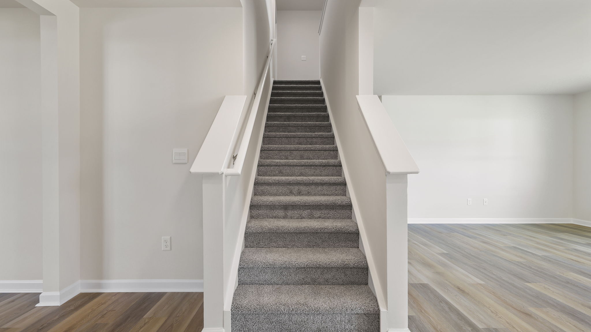 Stairwell to the upper level.