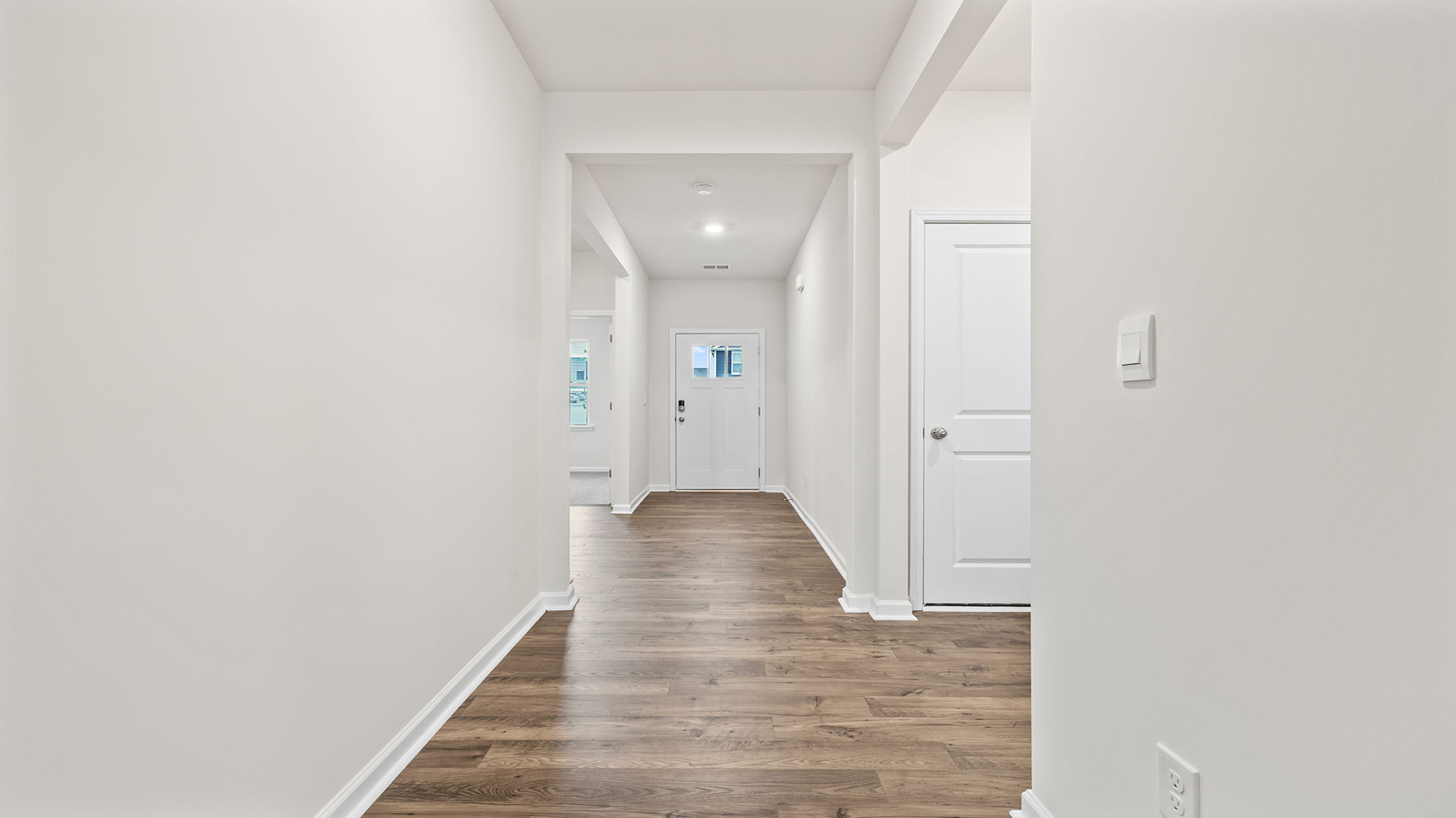 View of hallway toward foyer.