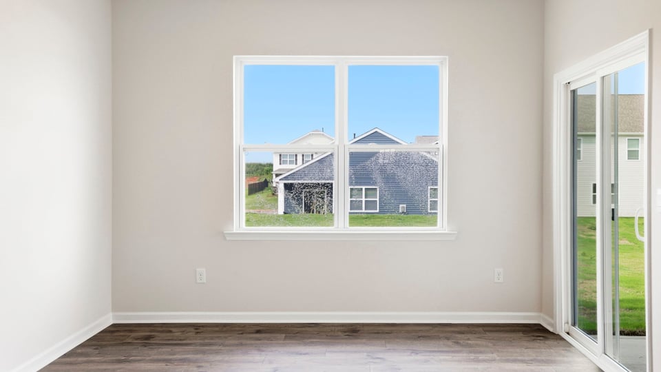 Dining area with window.