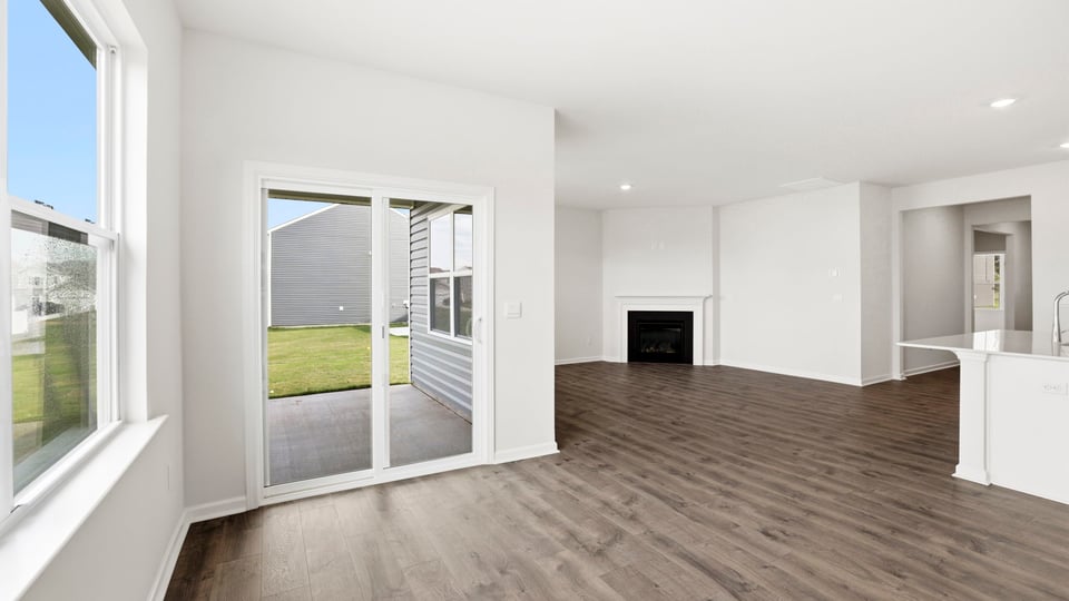 View of family room.