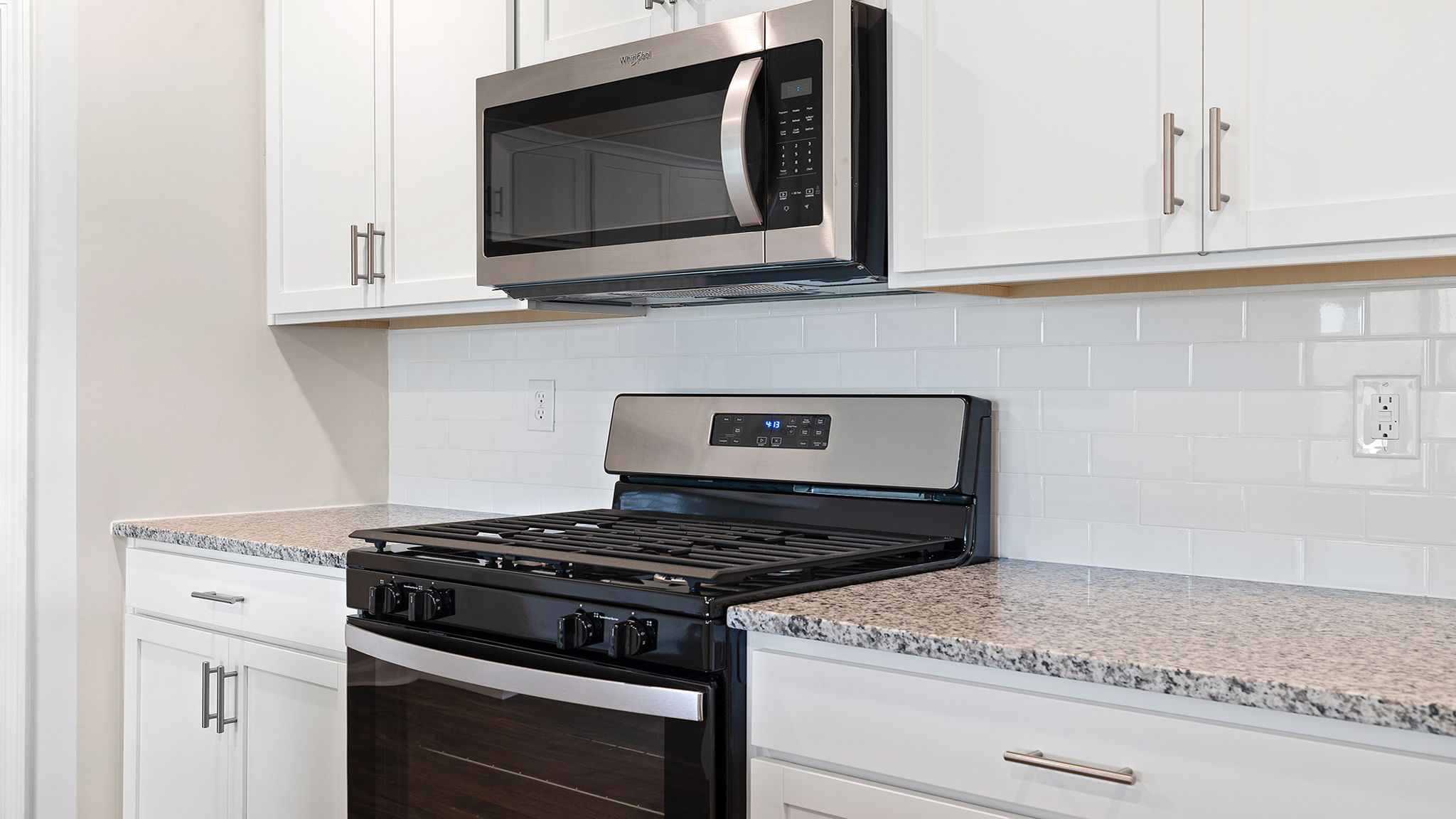 Stainless steel appliances.