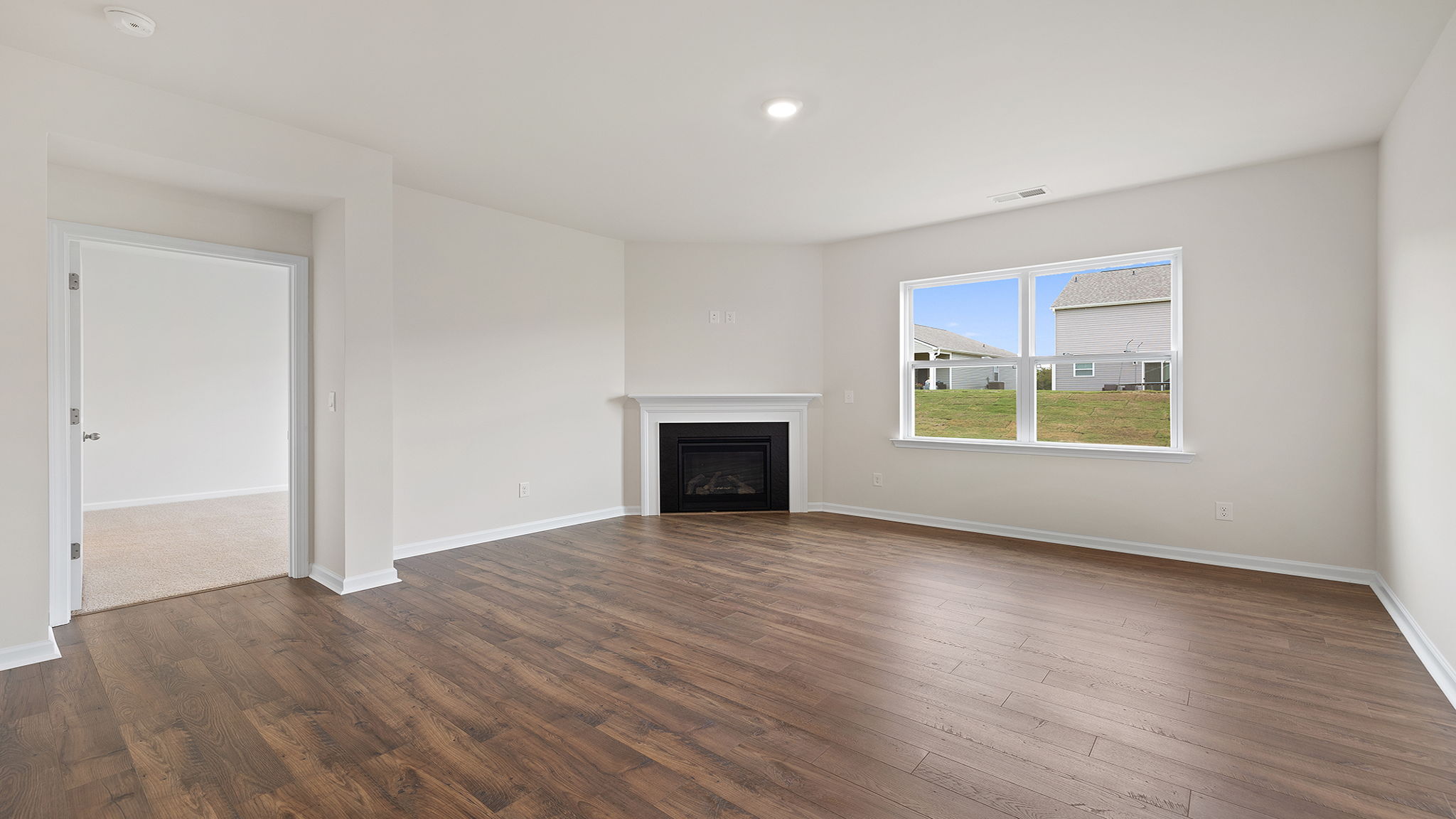 Primary bedroom off the family room.