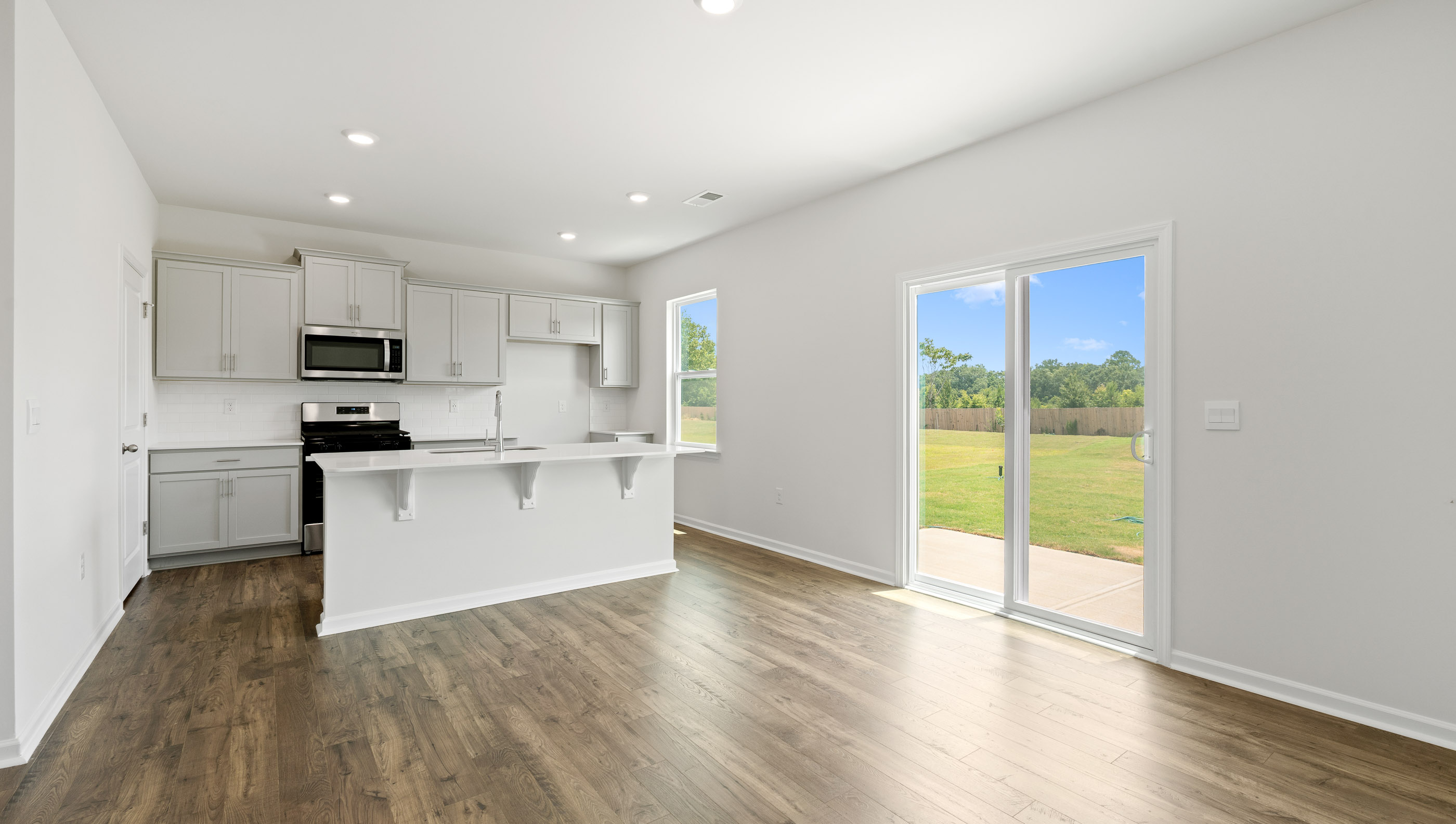 Door to the back yard.