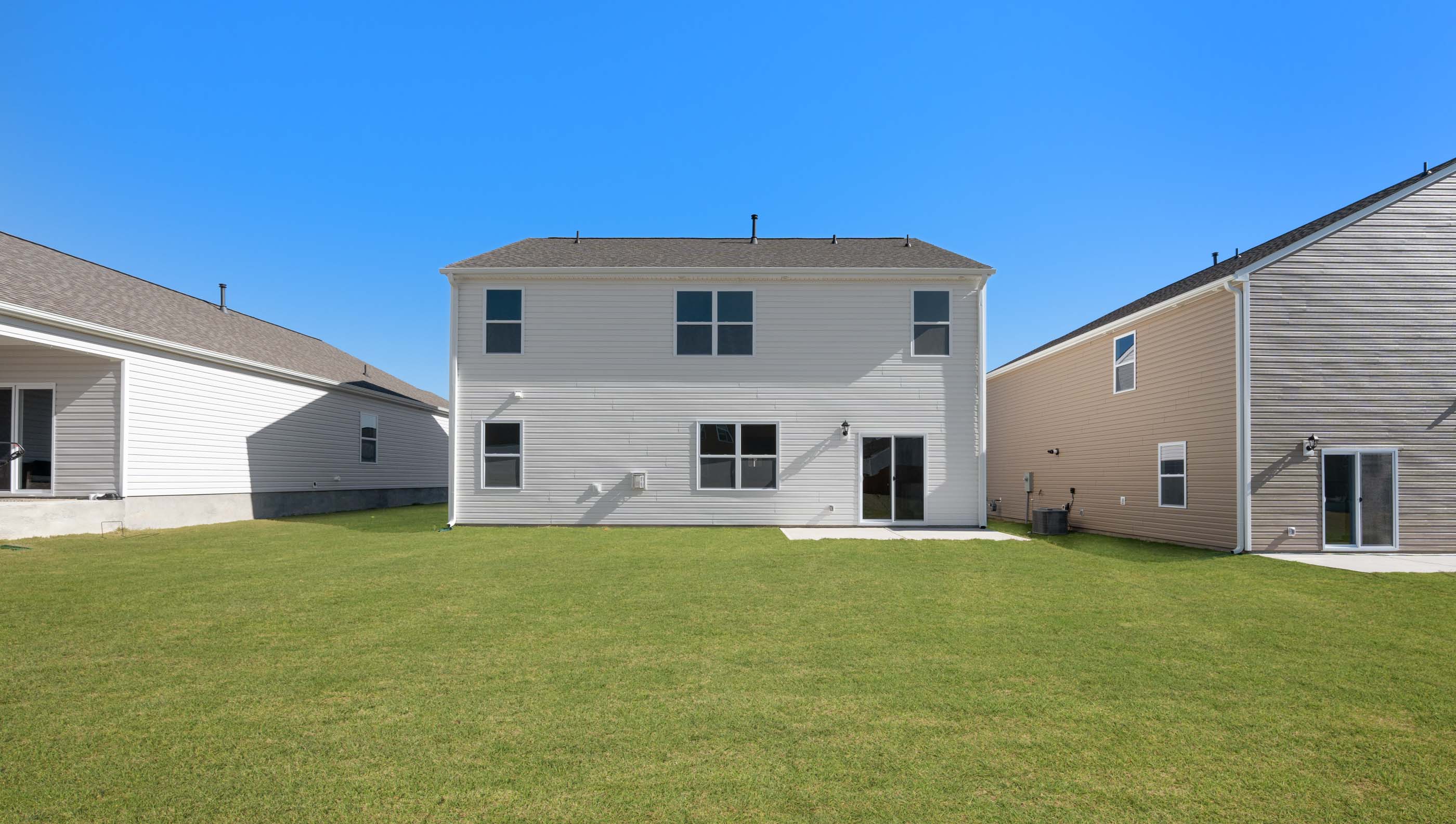 Back exterior view of the Hayden.