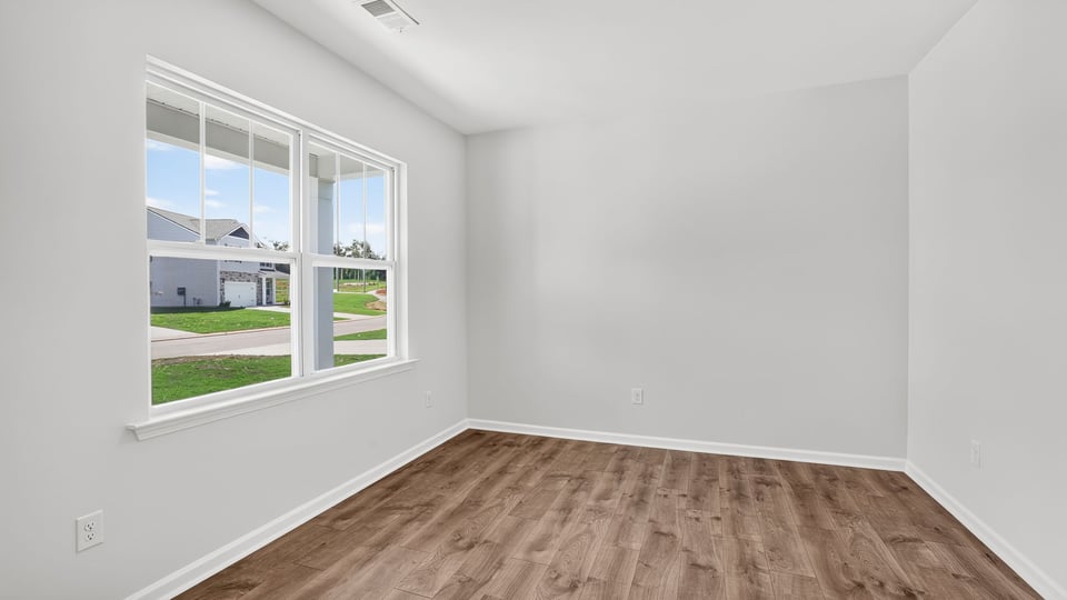 Flex room with windows.