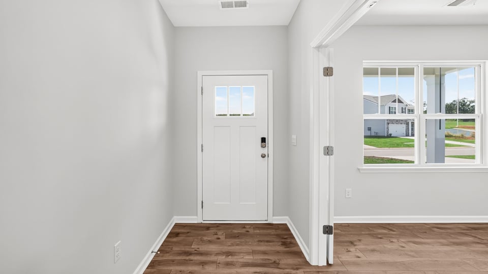 View of front door.