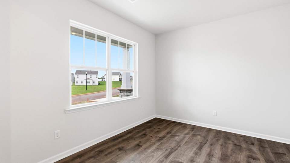 Flex room with windows.